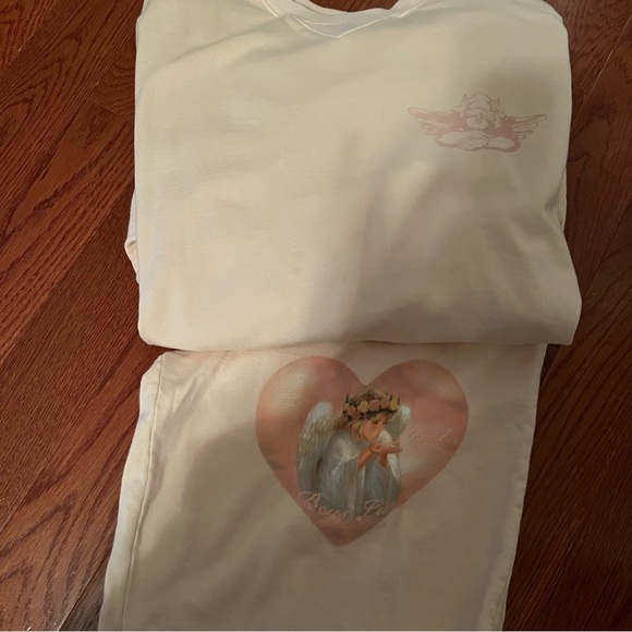 Boys Lie Boys Lie Goodbye V4 Crewneck and Sweat pants Light Pink - Picture 2 of 15